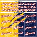 Custom 3D Performance T-Shirt with Personalized Graffiti Pattern in Navy Yellow-Red - Team Name & Number Personalized Graffiti