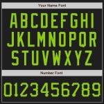 Custom Neon Green Black Graffiti Pattern 3D Scratch Baseball Jersey with Personalized Name and Number Personalized Graffiti
