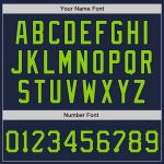 Custom Neon Green Navy Graffiti Pattern 3D Baseball Jersey with Personalized Name and Number - Authentic Team Gear Personalized