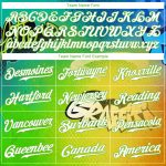 Personalized 3D Neon Green White Graffiti Baseball Jersey Custom Name & Number Personalized Graffiti Pattern Neon Green-White