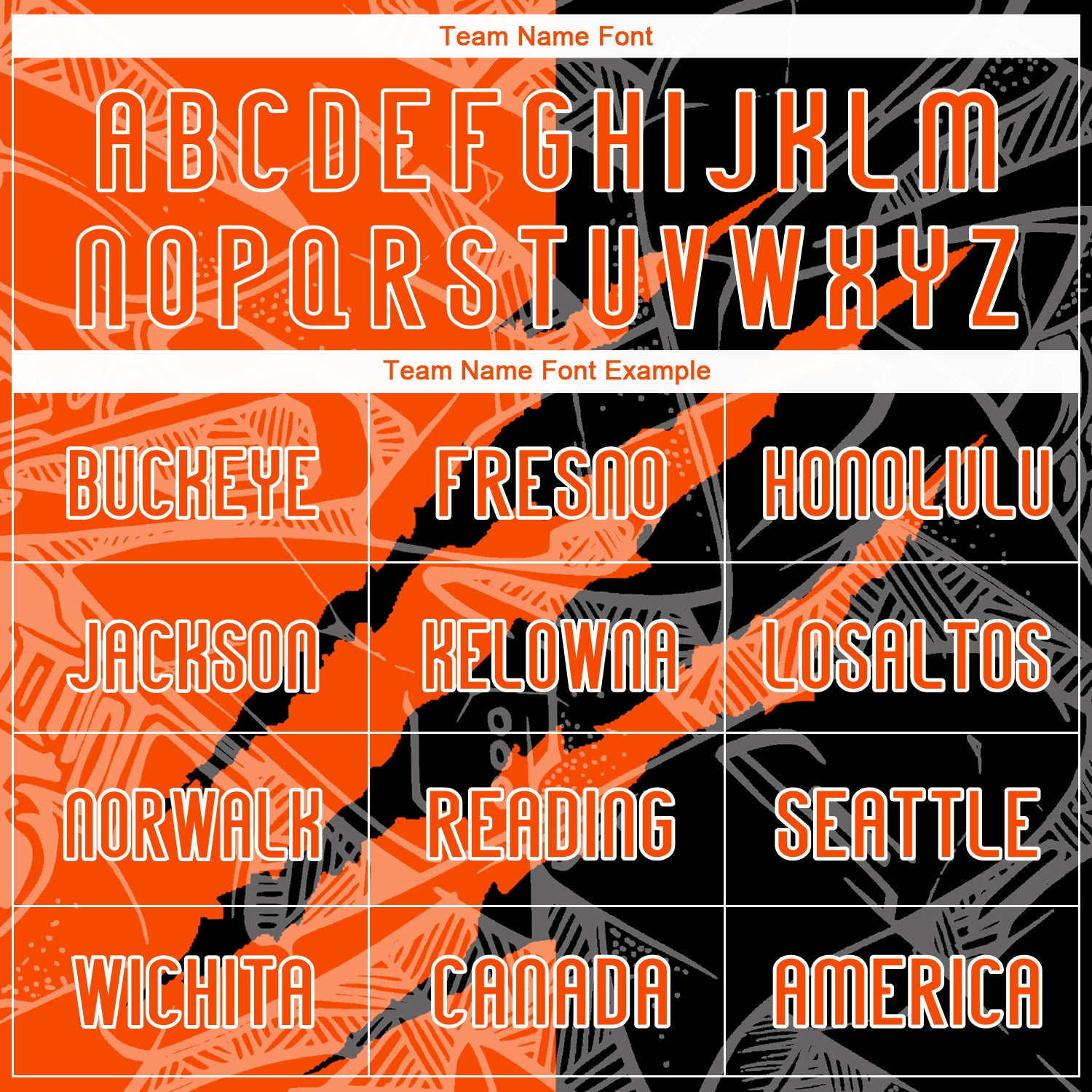 Personalized Graffiti Pattern Orange-Black Scratch Sublimation Volleyball Uniform Jersey Team Custom Name and Number Custom Orange-Black Graffiti Volleyball Jersey with Name & Number | Sublimation Team Uniform Personalized Graffiti Pattern - Image 5