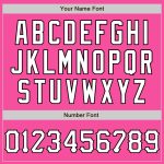 Custom Name and Number 3D Scratch Baseball Jersey - Personalized Pink Light Blue Black Graffiti Pattern Personalized Graffiti
