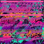 Custom Name Number 3D Performance Golf Polo Shirt Pink Purple Graffiti Pattern Personalized Team Apparel Personalized Graffiti