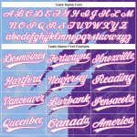 Custom Personalized Graffiti Softball Jersey Unisex 3D Purple Light Blue-Pink with Name and Number Personalized Graffiti
