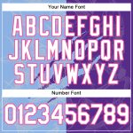 Custom Name and Number Purple Light Blue Pink Graffiti 3D Performance T-Shirt for Teams Personalized Graffiti Pattern Purple