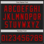 Red-Black Personalized Graffiti Pattern 3D Scratch Baseball Jersey Authentic Personalized Graffiti Pattern Red-Black 3D Scratch