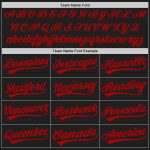 Red-Black Personalized Graffiti Pattern 3D Scratch Baseball Jersey Authentic Personalized Graffiti Pattern Red-Black 3D Scratch