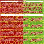 Custom Name Number 3D Graffiti Pattern Baseball Jersey - Red-Green Authentic Team Apparel Personalized Graffiti Pattern Red-Green