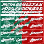 Custom Name Number Graffiti Pattern Performance T-Shirt Red Kelly Green Gray 3D Scratch Team Wear Personalized Graffiti Pattern