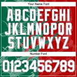 Custom Name Number Graffiti Pattern Performance T-Shirt Red Kelly Green Gray 3D Scratch Team Wear Personalized Graffiti Pattern