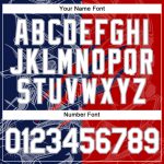 Custom Team Name and Number 3D Performance T-Shirt Red Navy Gray Graffiti Pattern Personalized Graffiti Pattern Red Navy-Gray