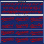 Personalized Red-Royal 3D Scratch Graffiti Pattern Baseball Jersey Personalized Graffiti Pattern Red-Royal 3D Scratch Authentic