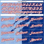 Custom Name and Number Personalized Graffiti Pattern T-Shirt in Royal Light Blue and Red, 3D Performance Design Personalized