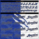 Personalized Graffiti Pattern Baseball Jersey with Custom Name and Number - Royal-Old Gold 3D Authentic Team Jersey Personalized