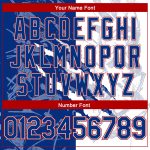 Personalized 3D Scratch Basketball Jersey with Custom Name and Number, Graffiti Pattern in Royal Red, Authentic Team Apparel