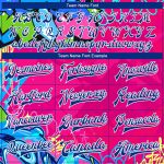 Personalized Royal-White Graffiti Bomber Jacket Urban Street Art 3D Hiphop Varsity Full-Snap Letterman Jacket Personalized