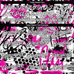 Custom Name Number Baseball Jersey - Authentic 3D Graffiti Pattern White-Black Team Design Personalized Graffiti Pattern