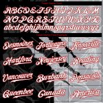 Custom 3D Scratch Baseball Jersey - Personalized Graffiti Pattern in White Gray-Red with Custom Name & Number Personalized