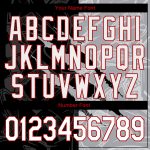 Custom 3D Scratch Baseball Jersey - Personalized Graffiti Pattern in White Gray-Red with Custom Name & Number Personalized