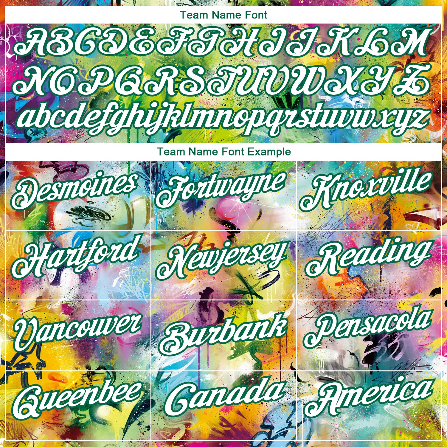 Personalized Graffiti Pattern White-Kelly Green 3D Performance Golf Polo Shirt Team Custom Name and Number Custom Name Number 3D Performance Golf Polo Shirt - Personalized Graffiti Pattern White-Kelly Green Personalized Graffiti - Image 4