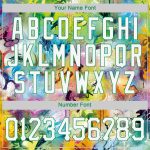 Custom Name and Number Personalized Graffiti Pattern Performance T-Shirt White-Kelly Green 3D Team Apparel Personalized Graffiti