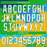 Custom Name Number Bomber Jacket Urban Street Art White Kelly Green Graffiti Pattern 3D Hiphop Varsity Letterman Personalized