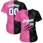 Personalized 3D Baseball Jersey with Custom Name & Number, White-Light Blue Graffiti Pattern Personalized Graffiti Pattern