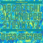 Custom Name Number 3D Long Sleeve Performance T-Shirt - Personalized White-Light Blue Graffiti Pattern Design Personalized