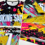 Personalized White-Light Blue Graffiti Pattern Soccer Jersey Uniform for Sublimation Personalized Graffiti Pattern White-Light