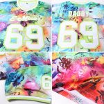 Custom Name Number 3D Mesh Football Jersey - Personalized White Neon Green Graffiti Pattern Authentic Throwback Personalized