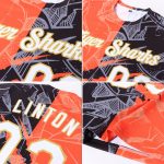 Custom Name and Number 3D Performance T-Shirt - Personalized Graffiti Pattern in White-Old Gold Personalized Graffiti Pattern