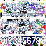 Personalized 3D Graffiti Pattern Basketball Shorts with Custom Name & Number - White-Royal Team Apparel Personalized Graffiti
