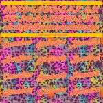 Custom Golf Polo Shirt with Personalized Graffiti Yellow-Pink Leopard Print, Team Name and Number, 3D Colorful Design Personalized