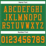 Custom Name and Number Green Bay Packers Jersey - Authentic Orange Mesh Football Jersey Personalized Grass Green Bay Orange