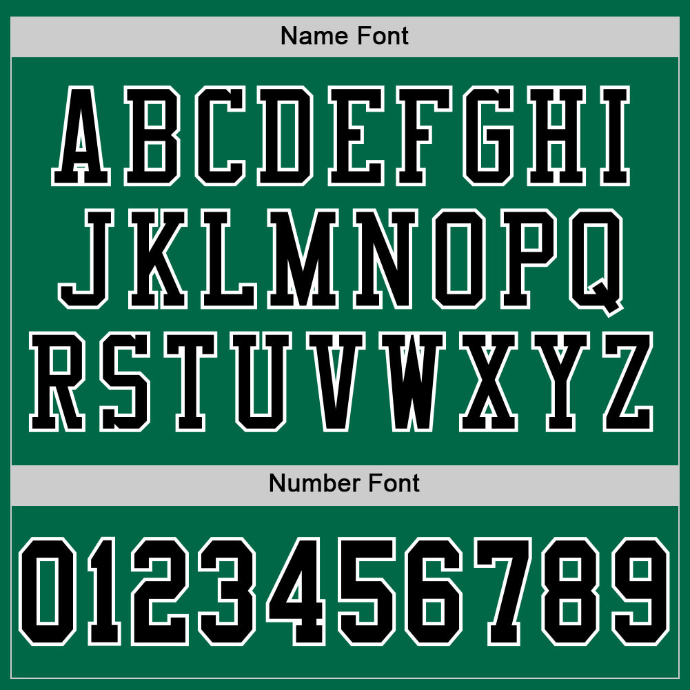 Personalized Grass Green Black-White Mesh Authentic Football Jersey Personalized Grass Green Black and White Authentic Football Jersey Personalized Grass Green Black-White Mesh Authentic Football - Image 4