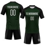 Custom Name Number Geometric Sublimation Volleyball Jersey Grass Green White Black Team Uniform Personalized Grass Green