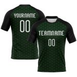 Custom Name Number Geometric Sublimation Volleyball Jersey Grass Green White Black Team Uniform Personalized Grass Green
