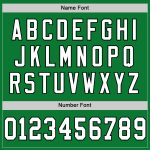 Personalized Grass Green Black White Authentic Throwback Jersey for Football Personalized Grass Green White-Black Mesh Authentic