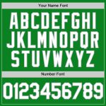 Custom Name and Number Baseball Jersey - Personalized Grass Green White-Gray Authentic Team Jersey Personalized Grass Green