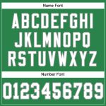 Custom Name and Number Authentic Football Jersey in Grass Green White-Gray Mesh - Personalized Team Apparel Personalized