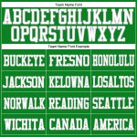 Personalized Green White-Gray Mesh Authentic Football Jersey Personalized Grass Green White-Gray Mesh Authentic Football