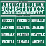 Customizable Grass Green White-Gray Mesh Throwback Football Jersey with Personalized Name and Number Personalized Grass Green