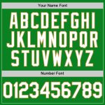 Custom Grass Green and White Authentic Baseball Jersey with Personalized Name and Number - Team Gear Personalized Grass Green
