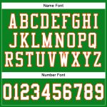Personalized Green White-Orange Mesh Football Jersey - Authentic Style Personalized Grass Green White-Orange Mesh Authentic