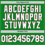 Personalized Custom Name and Number Baseball Jersey - Grass Green White-Pink Team Jersey Personalized Grass Green White-Pink