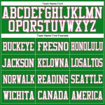 Personalized Grass Green White Pink Authentic Football Jersey for Men and Women Personalized Grass Green White-Pink Mesh