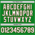 Custom Name Number Baseball Jersey - Personalized Grass Green White Red Authentic Team Jersey Personalized Grass Green White-Red