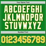 Custom Name and Number Baseball Jersey, Gradient 3D Twinkle Star Design in Grass Green and Yellow-White Personalized Grass