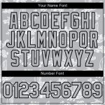 Custom 3D Pattern Gray Black Baseball Jersey with Boats and Fish - Personalized Team Jersey with Name and Number Personalized