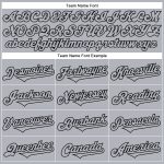 Custom Name and Number Rave Pumpkin Halloween Baseball Jersey - Personalized Gray Black 3D Pattern Design Personalized Gray